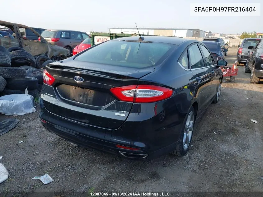 3FA6P0H97FR216404 2015 Ford Fusion Se