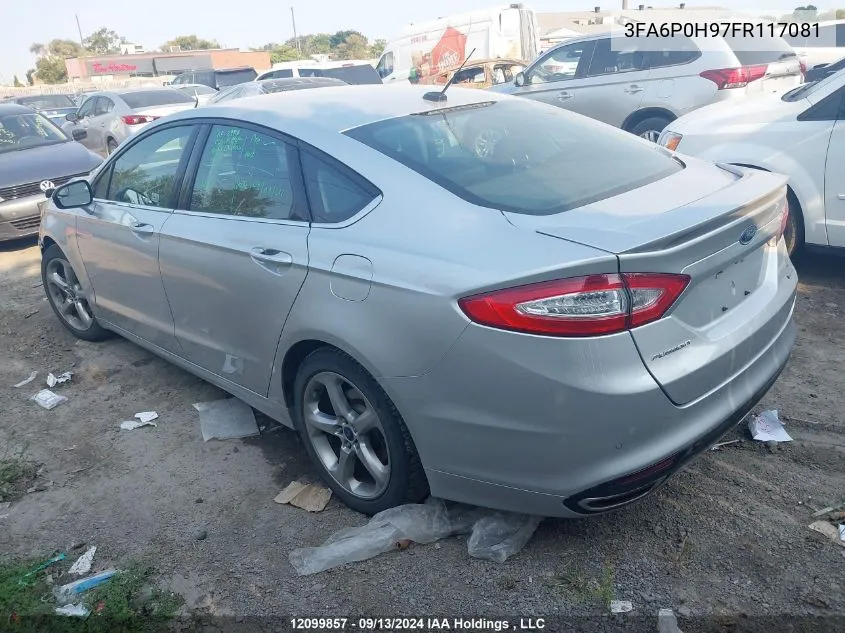 3FA6P0H97FR117081 2015 Ford Fusion Se