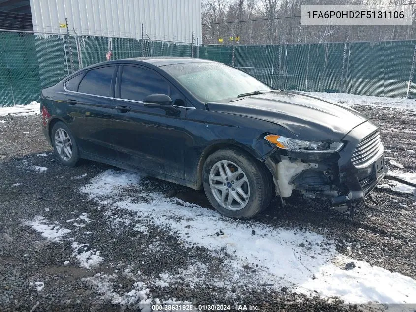 1FA6P0HD2F5131106 2015 Ford Fusion Se