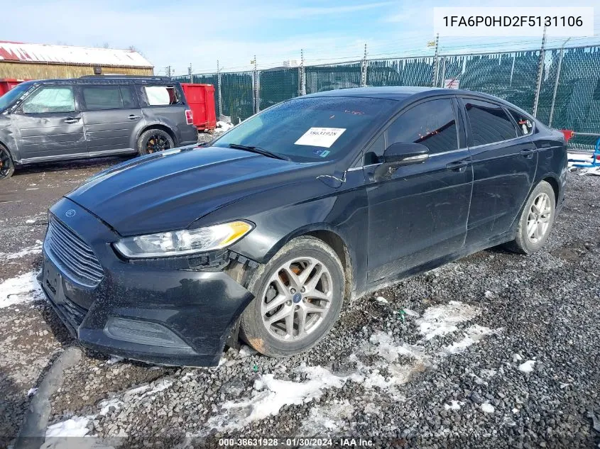 1FA6P0HD2F5131106 2015 Ford Fusion Se