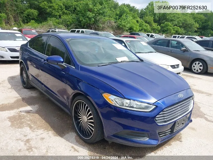 2015 Ford Fusion S VIN: 3FA6P0G79FR252630 Lot: 39275319