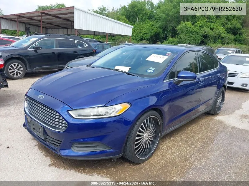 2015 Ford Fusion S VIN: 3FA6P0G79FR252630 Lot: 39275319