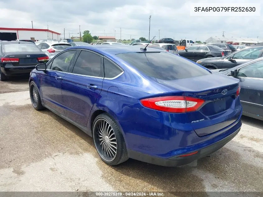 2015 Ford Fusion S VIN: 3FA6P0G79FR252630 Lot: 39275319