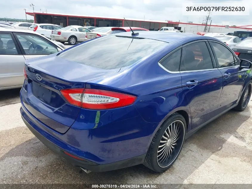 2015 Ford Fusion S VIN: 3FA6P0G79FR252630 Lot: 39275319