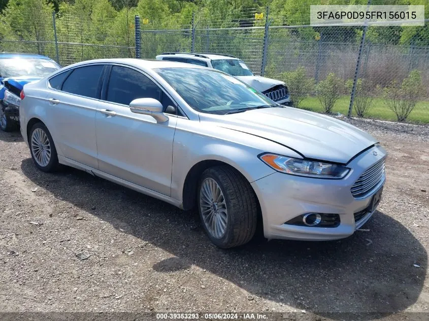 2015 Ford Fusion Titanium VIN: 3FA6P0D95FR156015 Lot: 39353293