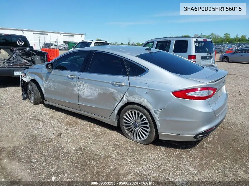 2015 Ford Fusion Titanium VIN: 3FA6P0D95FR156015 Lot: 39353293