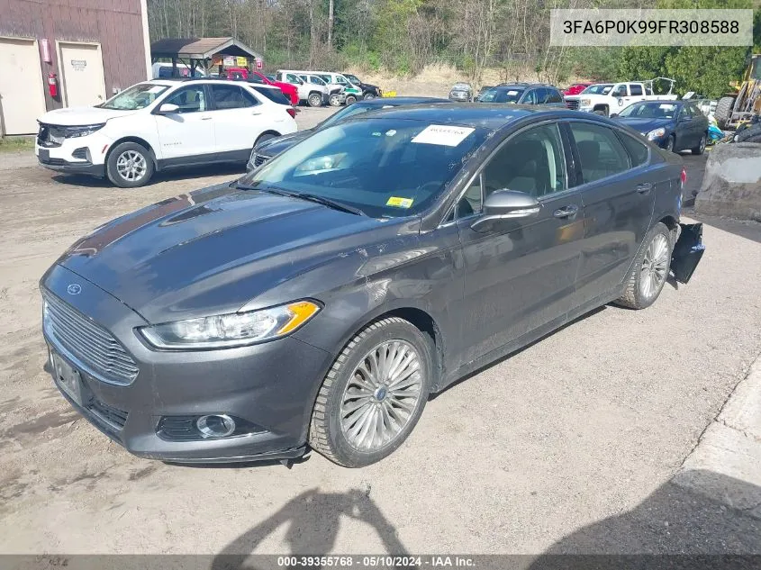 2015 Ford Fusion Titanium VIN: 3FA6P0K99FR308588 Lot: 39355768