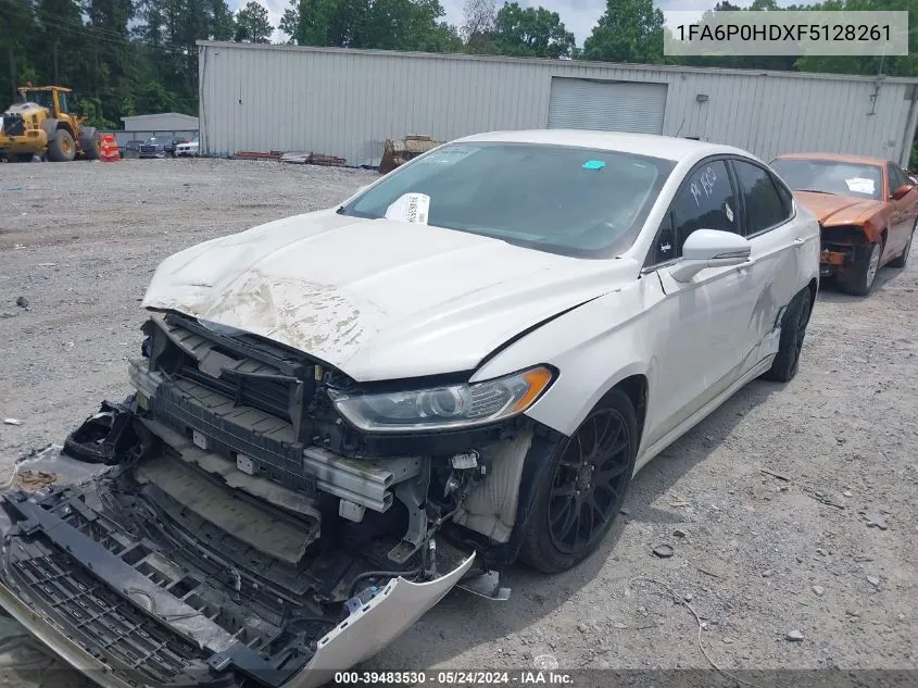 2015 Ford Fusion Se VIN: 1FA6P0HDXF5128261 Lot: 39483530