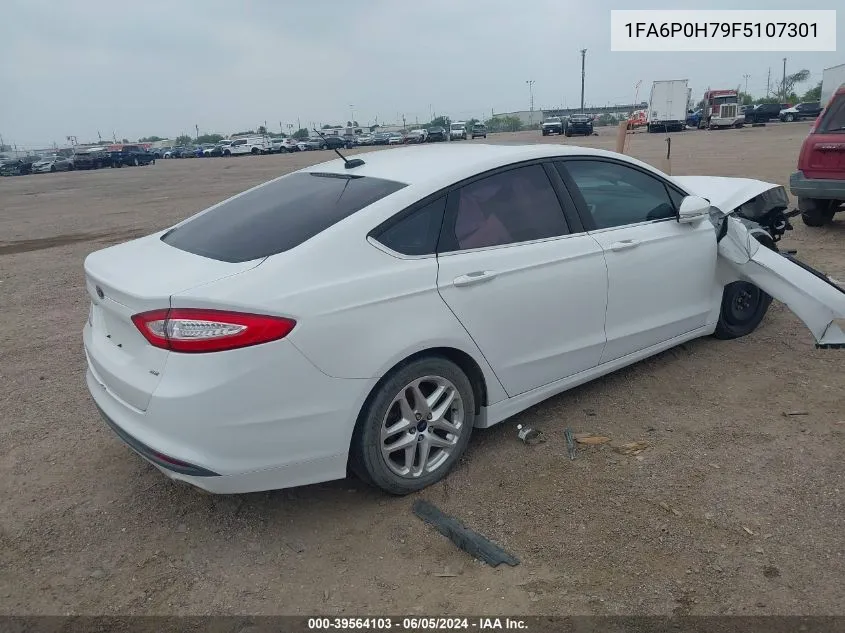 2015 Ford Fusion Se VIN: 1FA6P0H79F5107301 Lot: 39564103