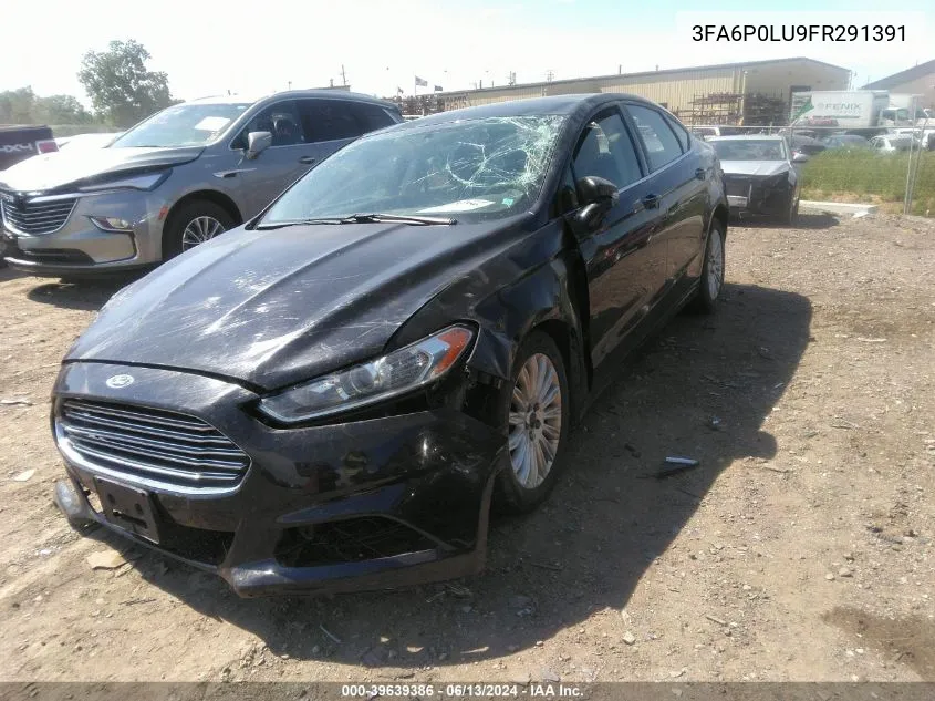 3FA6P0LU9FR291391 2015 Ford Fusion Hybrid Se