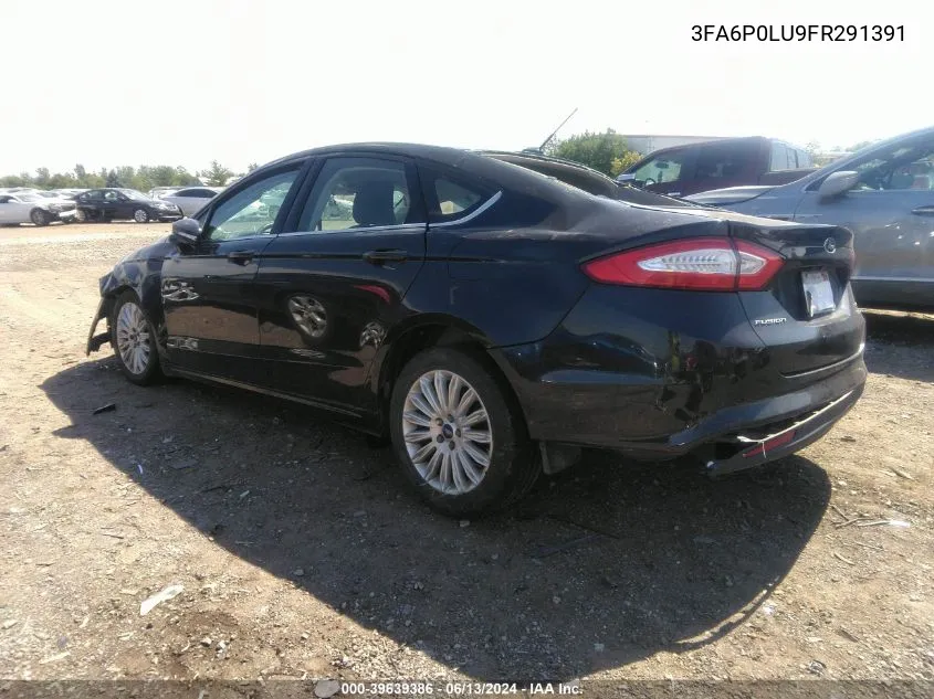 3FA6P0LU9FR291391 2015 Ford Fusion Hybrid Se