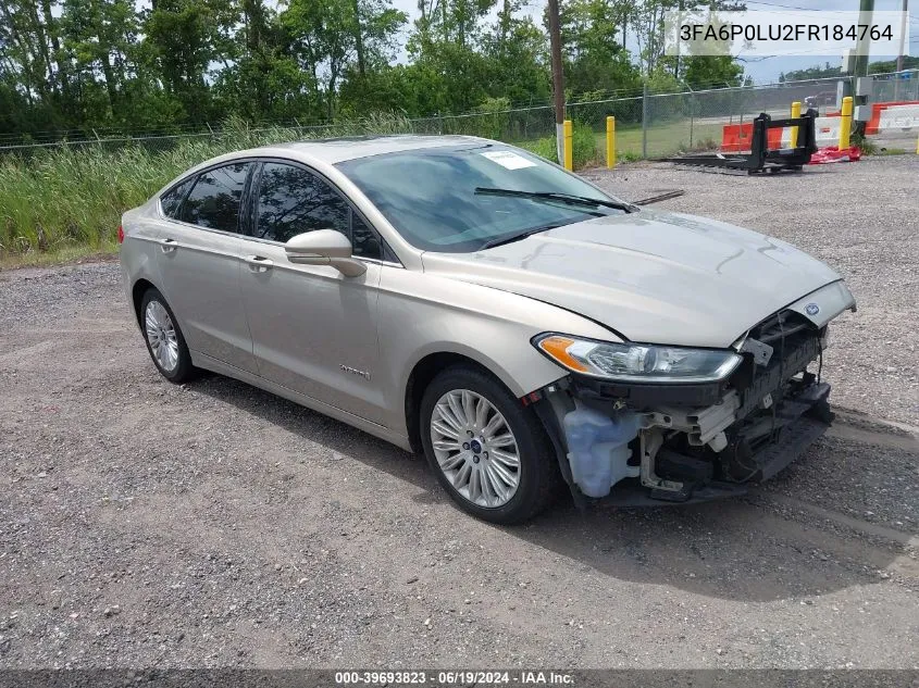 2015 Ford Fusion Hybrid Se VIN: 3FA6P0LU2FR184764 Lot: 39693823