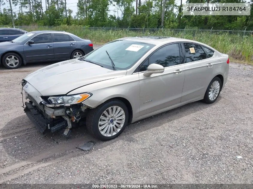 2015 Ford Fusion Hybrid Se VIN: 3FA6P0LU2FR184764 Lot: 39693823