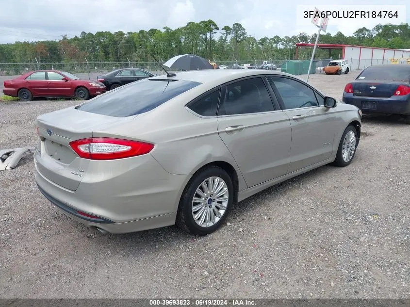 2015 Ford Fusion Hybrid Se VIN: 3FA6P0LU2FR184764 Lot: 39693823