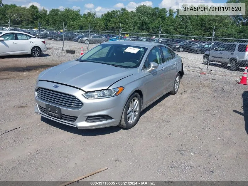 2015 Ford Fusion Se VIN: 3FA6P0H79FR191620 Lot: 39716535