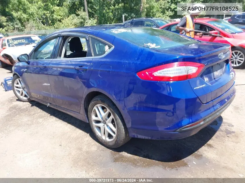 3FA6P0H77FR108525 2015 Ford Fusion Se