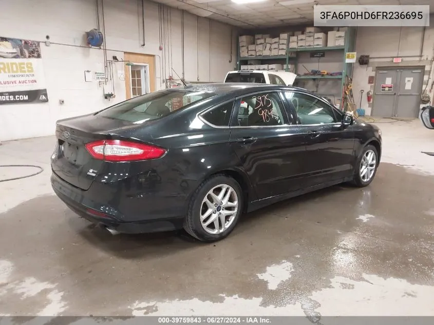 3FA6P0HD6FR236695 2015 Ford Fusion Se