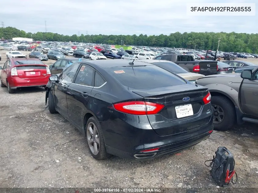 2015 Ford Fusion Se VIN: 3FA6P0H92FR268555 Lot: 39764158