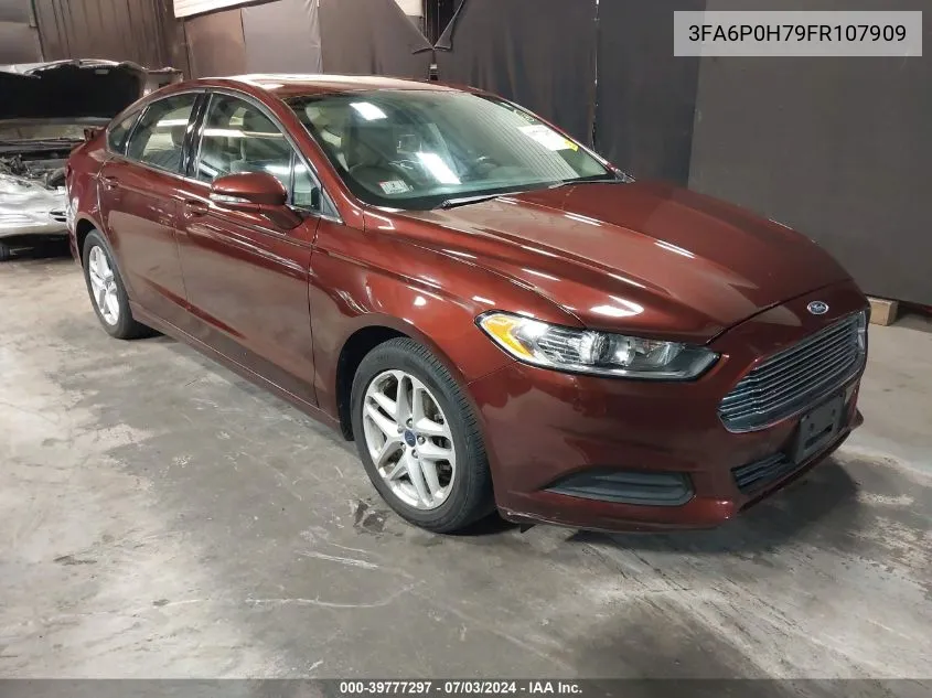 2015 Ford Fusion Se VIN: 3FA6P0H79FR107909 Lot: 39777297