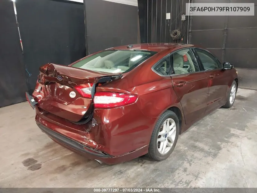 2015 Ford Fusion Se VIN: 3FA6P0H79FR107909 Lot: 39777297