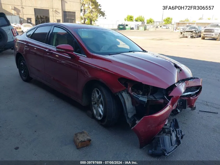 2015 Ford Fusion Se VIN: 3FA6P0H72FR306557 Lot: 39797689