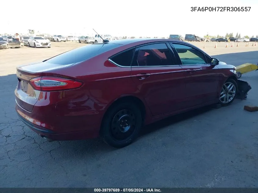 2015 Ford Fusion Se VIN: 3FA6P0H72FR306557 Lot: 39797689