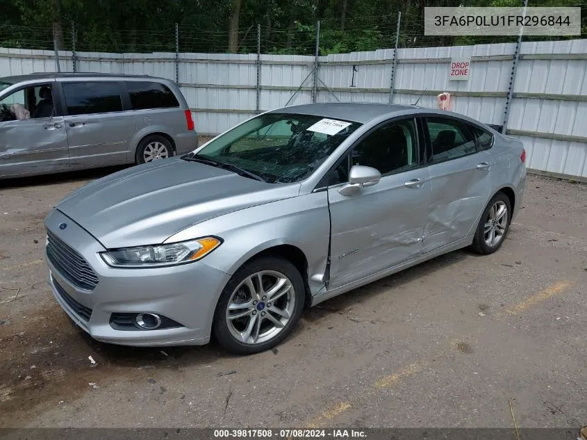 3FA6P0LU1FR296844 2015 Ford Fusion Hybrid Se