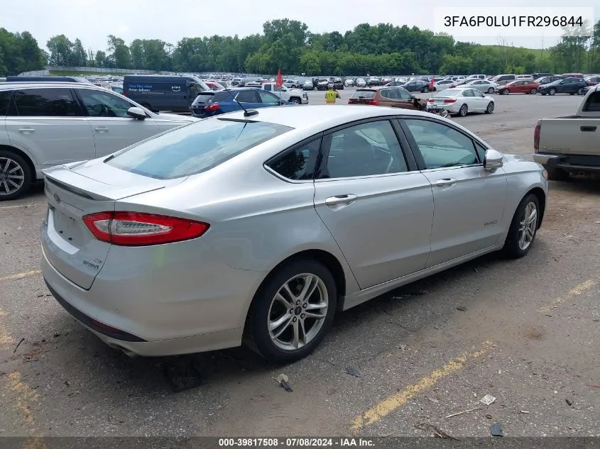 2015 Ford Fusion Hybrid Se VIN: 3FA6P0LU1FR296844 Lot: 39817508