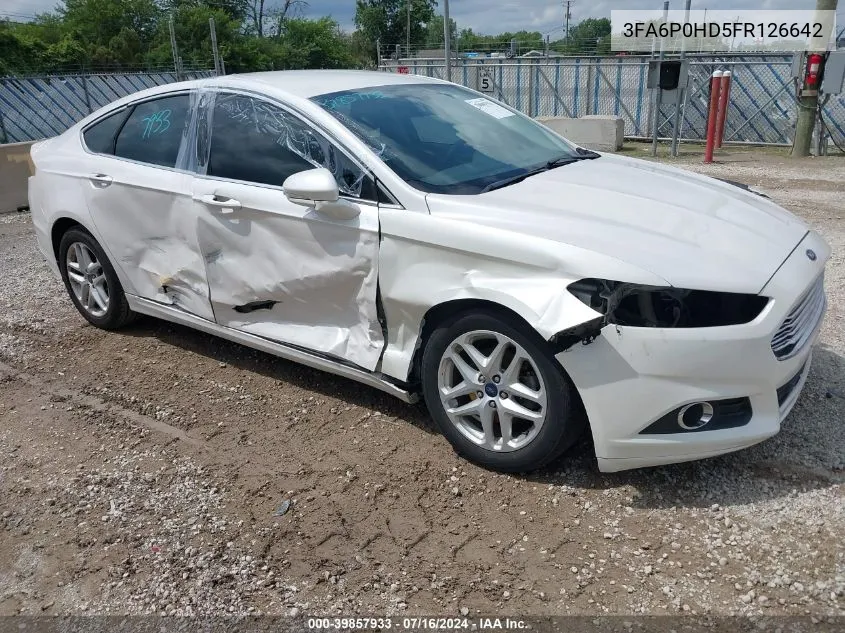 3FA6P0HD5FR126642 2015 Ford Fusion Se