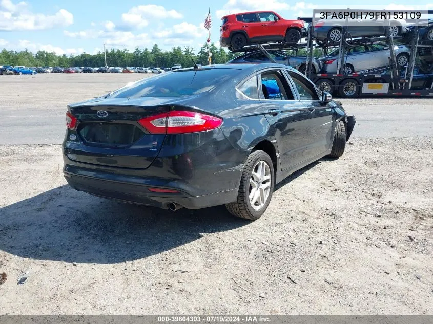 2015 Ford Fusion Se VIN: 3FA6P0H79FR153109 Lot: 39864303