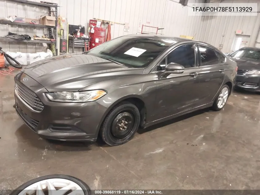 1FA6P0H78F5113929 2015 Ford Fusion Se