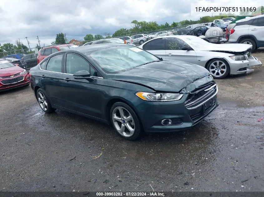 2015 Ford Fusion Se VIN: 1FA6P0H70F5111169 Lot: 39903282