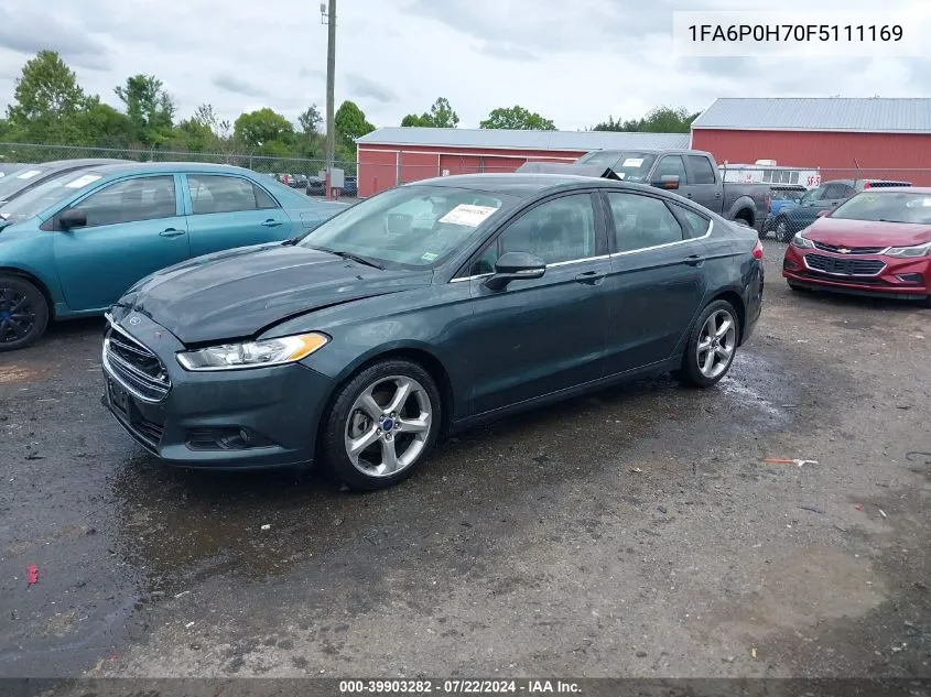 1FA6P0H70F5111169 2015 Ford Fusion Se