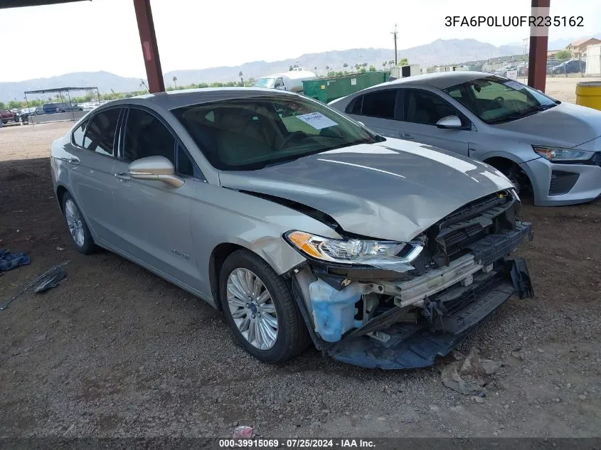 2015 Ford Fusion Hybrid Se VIN: 3FA6P0LU0FR235162 Lot: 39915069