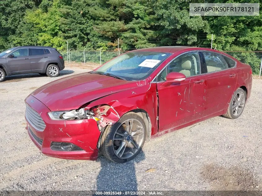 3FA6P0K90FR178121 2015 Ford Fusion Titanium