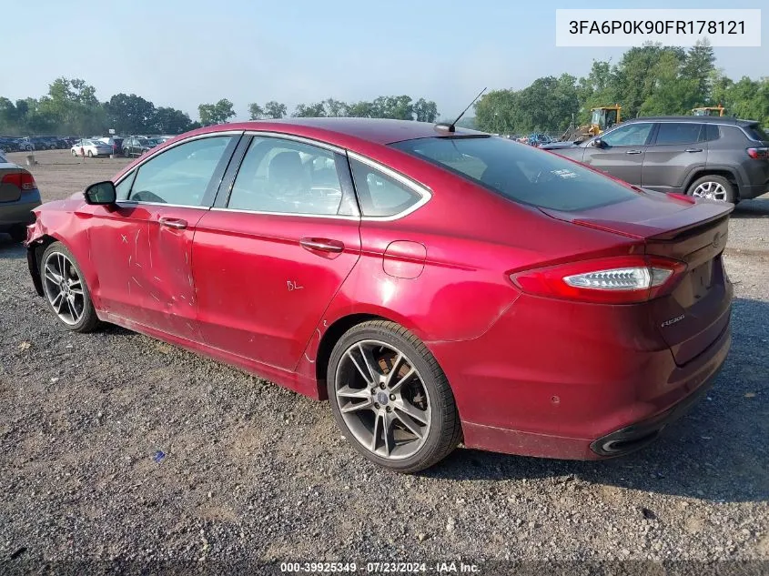 3FA6P0K90FR178121 2015 Ford Fusion Titanium