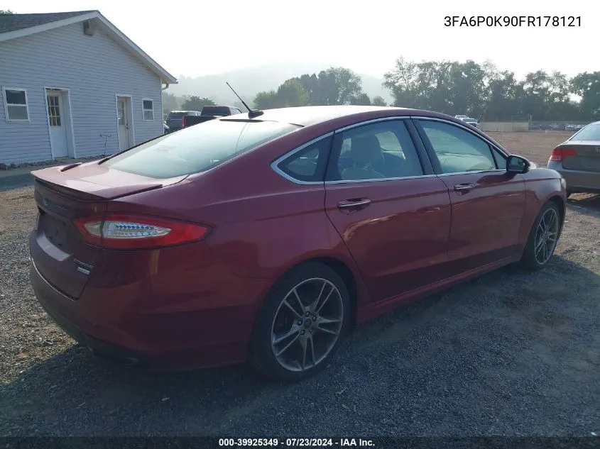 3FA6P0K90FR178121 2015 Ford Fusion Titanium