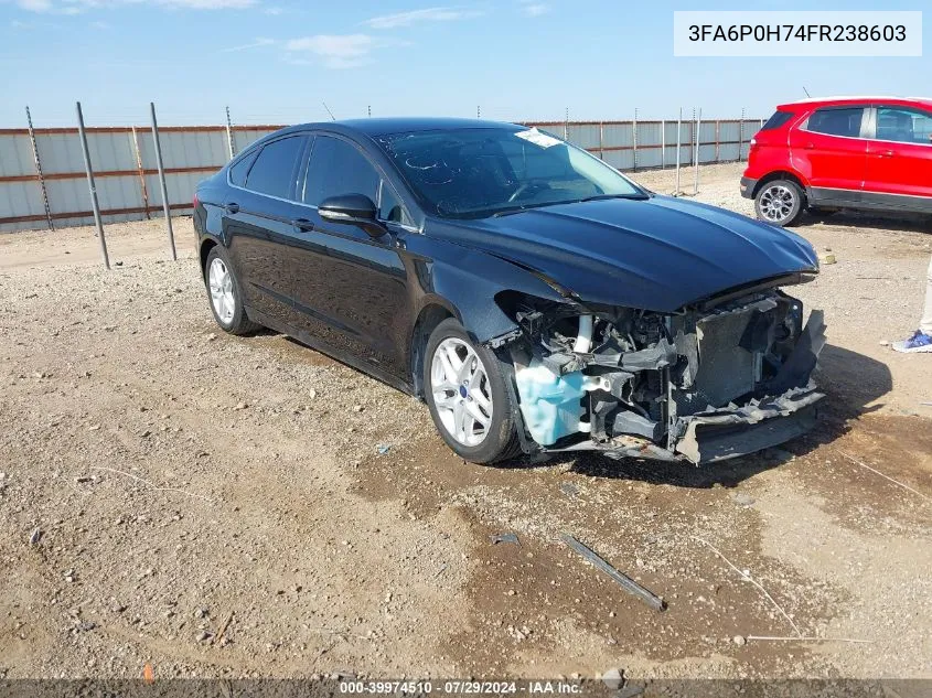 3FA6P0H74FR238603 2015 Ford Fusion Se