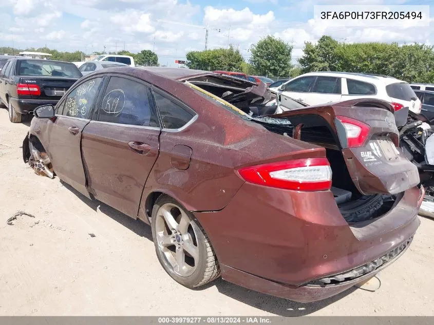 3FA6P0H73FR205494 2015 Ford Fusion Se