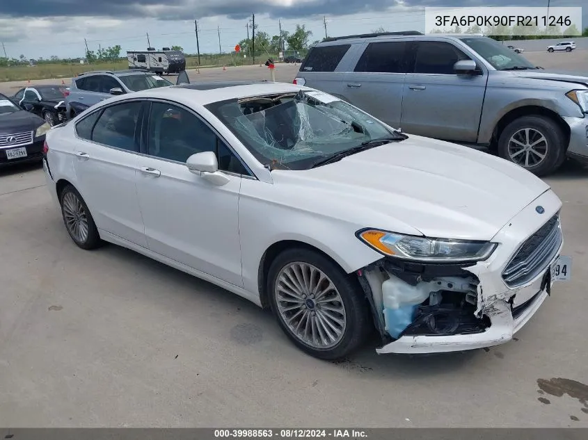 3FA6P0K90FR211246 2015 Ford Fusion Titanium