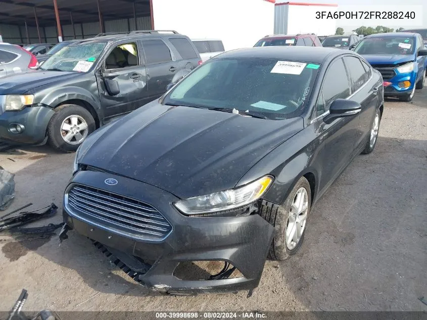 3FA6P0H72FR288240 2015 Ford Fusion Se