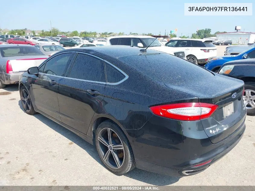 3FA6P0H97FR136441 2015 Ford Fusion Se