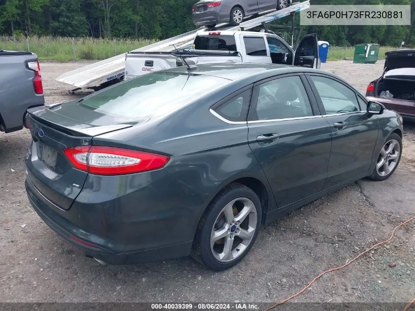 3FA6P0H73FR230881 2015 Ford Fusion Se