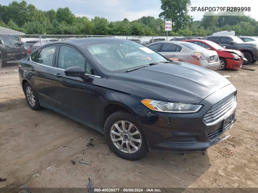 3FA6P0G79FR289998 2015 Ford Fusion S