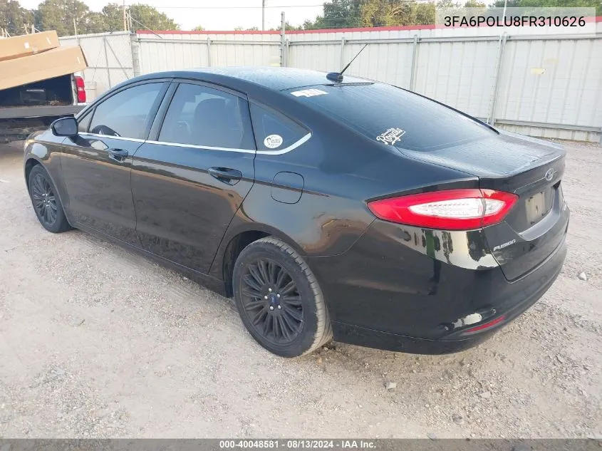 3FA6POLU8FR310626 2015 Ford Fusion Hybrid