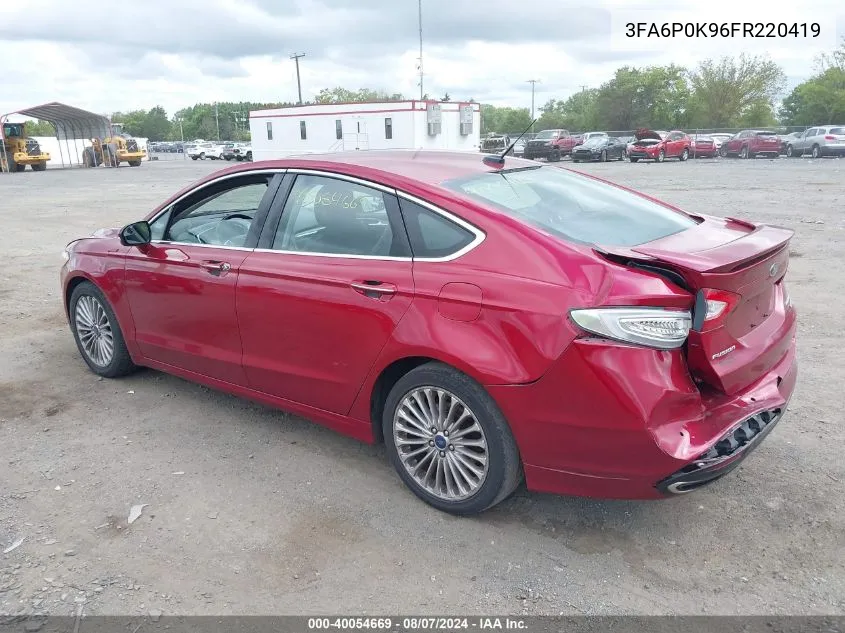 3FA6P0K96FR220419 2015 Ford Fusion Titanium