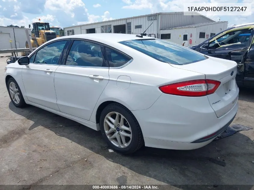 1FA6P0HD0F5127247 2015 Ford Fusion Se