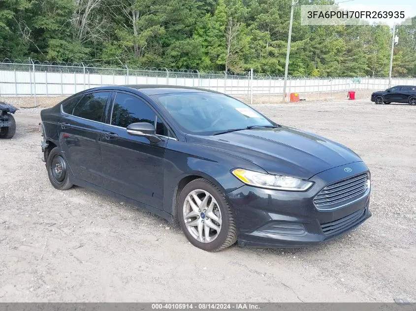 3FA6P0H70FR263935 2015 Ford Fusion Se