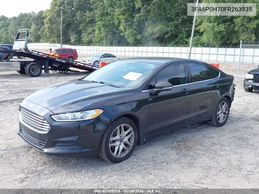 3FA6P0H70FR263935 2015 Ford Fusion Se