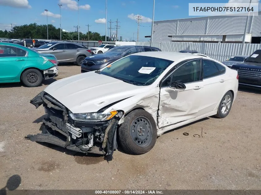 1FA6P0HD7F5127164 2015 Ford Fusion Se